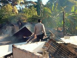 Ini Kronologis Kebakaran Satu Rumah Warga di Wewaria