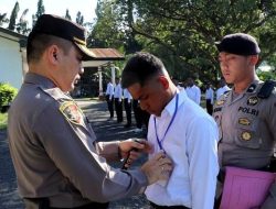 Kapolres Ende Pimpin Upacara Pembukaan Pelatihan Gada Pratama Satpam Gel VIII Polres Ende 2024