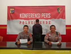 Pengemudi Kendaraan Dump Truk Kecelakaan di Sokoria Diamankan Polres Ende