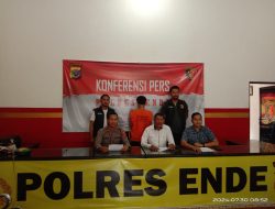 Terduga Pelaku Yang Menganiaya Temannya di Tangkap Satreskrim Polres Ende