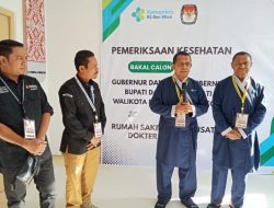 Melki-Johni menjadi pasangan cagub-cawagub NTT pertama yang menjalani pemeriksaan kesehatan