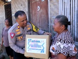 Memperingati HUT ke-69 Satuan Lalu Lintas Ende Gelar Bakti Sosial