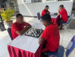 Sarana Hiburan WBP, Lapas Ende Gelar Liga Catur Antar Blok Hunian