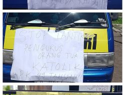 Pemuda Katolik Cabang Ende Gelar Aksi Tolak Kepengurusan Oktavianus Moa Mesi