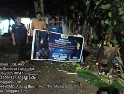 Bantuan Hewan kurban bagi Umat Muslim di Masjid Al – Fur’qan Buono, bentuk Cinta Kasih Julie Laiskodat