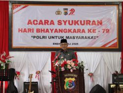 Polres Ende Gelar Syukuran Hari Bhayangkara ke-79, Bupati Sampaikan Apresiasi dan Harapan
