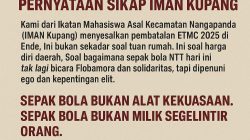 IMAN Kupang: Sepak Bola NTT Jangan Jadi Ladang Politik – ETMC Harus Kembali ke Rakyat