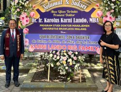 “Ilmu untuk Bangsa, Cinta untuk Keluarga”: Perjalanan Penuh Makna Dr. Ir. Karolus Karni Lando, MBA Menuju Puncak Akademik