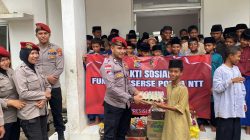 Sebar Kebaikan di HUT ke-78, Satreskrim Polres Ende Salurkan Bantuan ke Ponpes Al-Ilmu