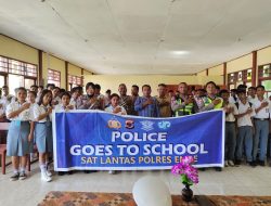Sambangi SMK Swasta Santo Vincentius Ndona, Satlantas Polres Ende Ajak Siswa Jadi Pelopor Keselamatan di Jalan