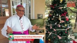 Uskup Maumere Mgr. Ewaldus Martinus Sedu, Pr Imbau Umat Jaga Kondusifitas Jelang Natal dan Tahun Baru