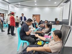 Aksi Kemanusiaan PMKRI Maumere: Rayakan Dies Natalis ke-32 dengan Donor Darah di Polres Sikka
