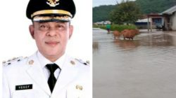 Bupati Ende Respon Cepat Penanganan Banjir di Kampung Paupanda Wewaria Ende 