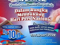 Lomba Mural Tembok Stadion Marilonga, Ende, Dukung Semarak HPN dengan Hadiah Total Rp 10 Juta