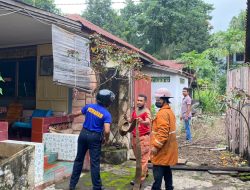BREAKING NEWS Diduga Lilin Doa Lupa Dimatikan, Kebakaran Hanguskan Sejumlah Perabot Rumah di Maumere
