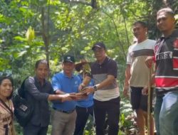 Wartawan Ende Bersatu Tanam Pohon di Sumber Mata Air, Sambut Hari Pers Nasional