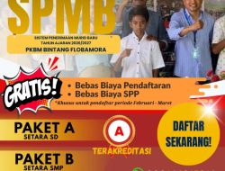 Bebas Biaya Pendaftaran dan SPP, PKBM Bintang Flobamora Buka Paket A, B, C