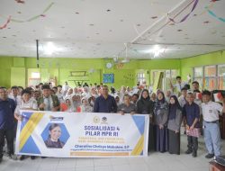 Cheroline Sosialisasikan Empat Pilar Kebangsaan di SMA Yapis Manokwari