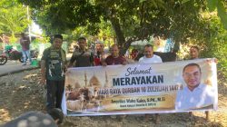 AWK Serahkan Hewan Kurban untuk Masjid Besar Yam Nursalam Wangatoa Lembata 