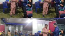 Thomas Aquino Serahkan Bantuan Tenda Jadi Julie Laiskodat untuk Pos Darurat Puskesmas Watuneso