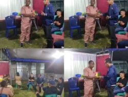 Thomas Aquino Serahkan Bantuan Tenda Jadi Julie Laiskodat untuk Pos Darurat Puskesmas Watuneso