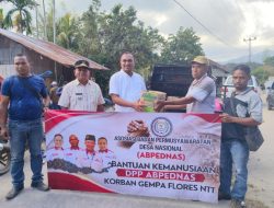ABPDENAS NTT Salurkan Bantuan Sembako untuk Warga Terdampak Gempa di Desa Peozaka Ramba