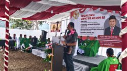 Angelius Wake Kako Sosialisasikan Empat Pilar MPR RI kepada Warga Stasi Worombera